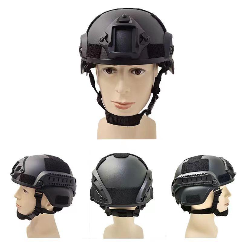 Tactical Helmet Airsoft Paintball Outdoor Sports Cycling Multi-Use Protective Headgear ABS Black Green Tan Gray