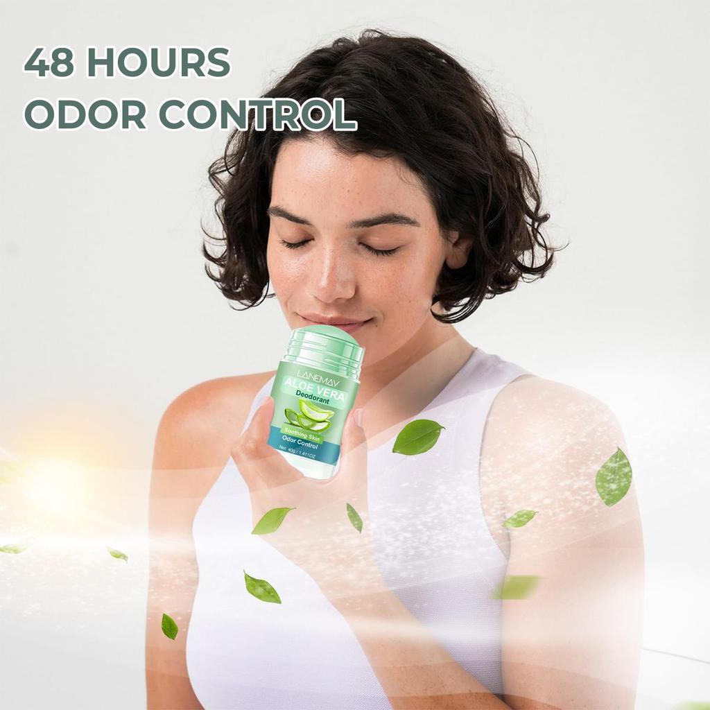 Дезодорант с алоэ вера - разглаживает и питает кожу - 48 часов контроля запаха - подходит для чувствительной кожи