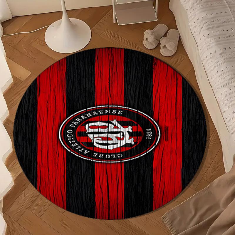 1PC rug Athletico Football Club Round mat Home Decor, Chair rug For livingroom,Bedroom, doormat home decor Birthday Gift Christmas Gifts