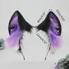Повязка на голову с ушками животных Хэллоуин Горничная Обруч для волос Ролевая игра Наряд Головной убор