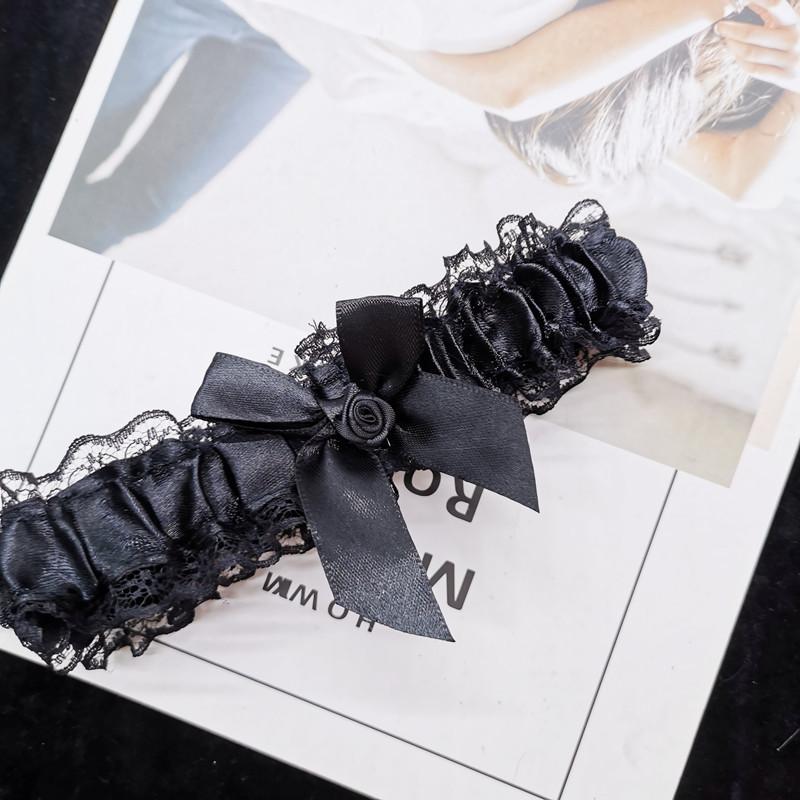 Женское модное кольцо с бантом на ногу, сексуальное женское белье, кружевной пояс с цветочным принтом, пояс с бантом, петля для ног, свадебные подвязки, свадебное кольцо-чулок для косплея