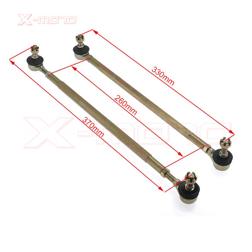 10mm Ball Joiner Bolt Tie Rod110/120/150/170/180/190/200/210/220/230/240/250/280mm 110cc Quad Dirt Bike ATV Go Kart Dune Buggy