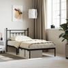 VidaXL Metal Bed Frame with Black Headboard 100x190 Cm 353531