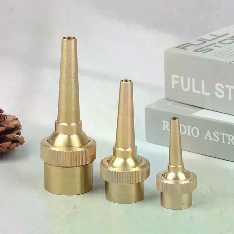 1 шт. 1/2" 3/4" 1" Внутренняя резьба Медный прямой струйный фонтанный наконечник Регулируемый водный фонтан Сад Парк Радиальная водная колонна