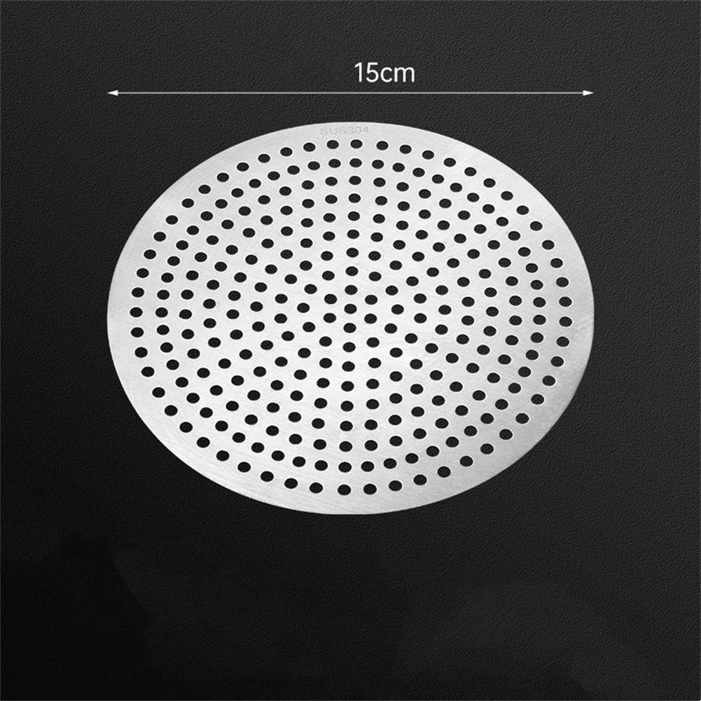 Stainless Steel Shower Sink Strainer Drain Hair Filter Cover For Bathroom Shower