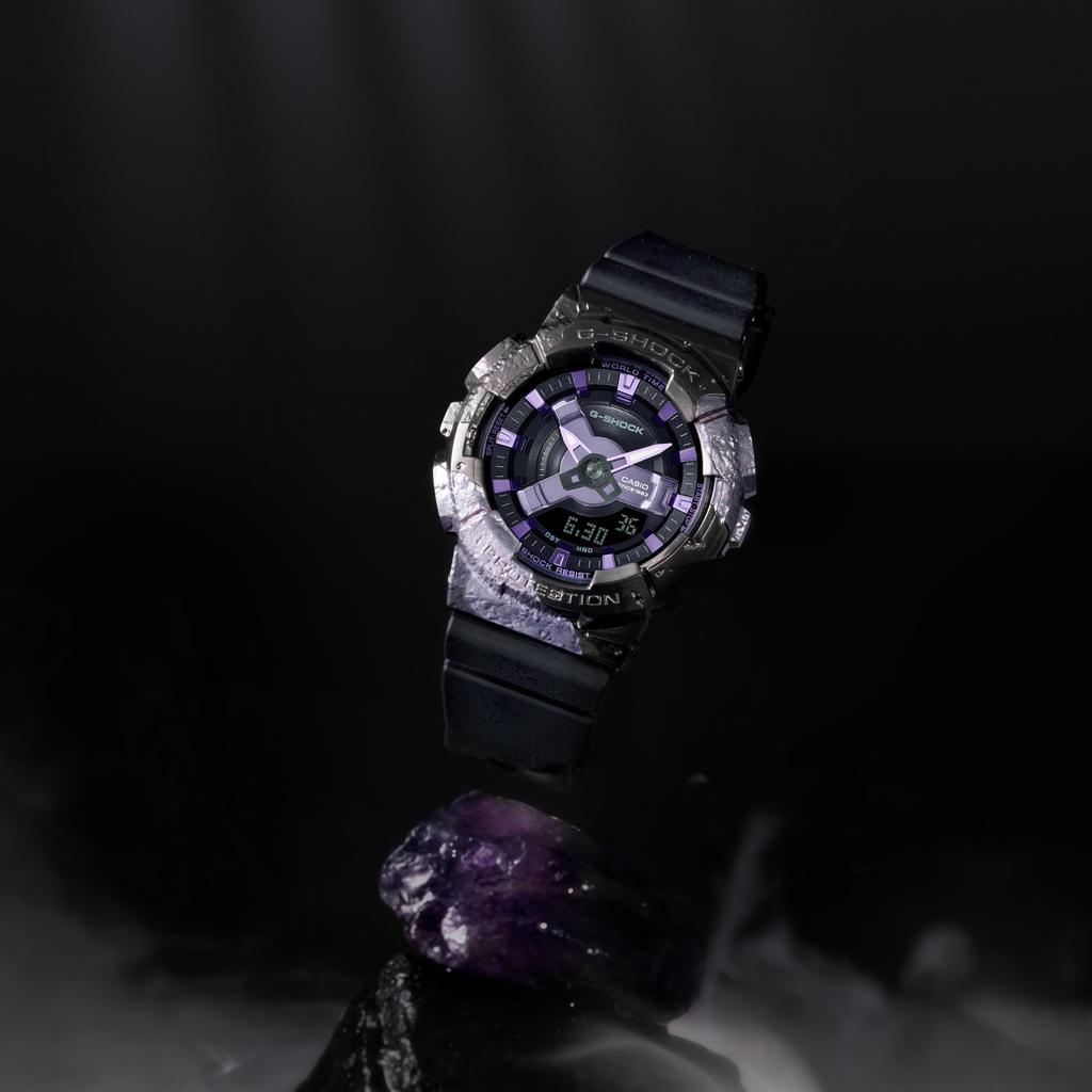 Casio Женские часы из серии Full Metal Фиолетовые GM-S114GEM-1A2PR