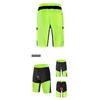 WOSAWE Men's Cycling Shorts Built-in 3D Cushion Padding Loose Fit Shockproof MTB Bike Trousers Breathable with Multi Pockets