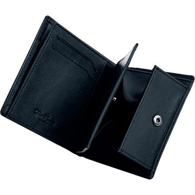 Dom Teporna Bifold Мягкий Итальянский Многофункциональный Мужской Кошелек Темно-синий, Смарт, Кожаный, Карманы, Компактный, Тонкий, Деловой,