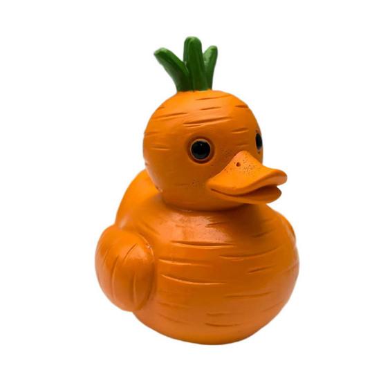 Vegetable Duck Figurine 3D Tomato Mushroom Duck Statue Resin Vegetable-Themed