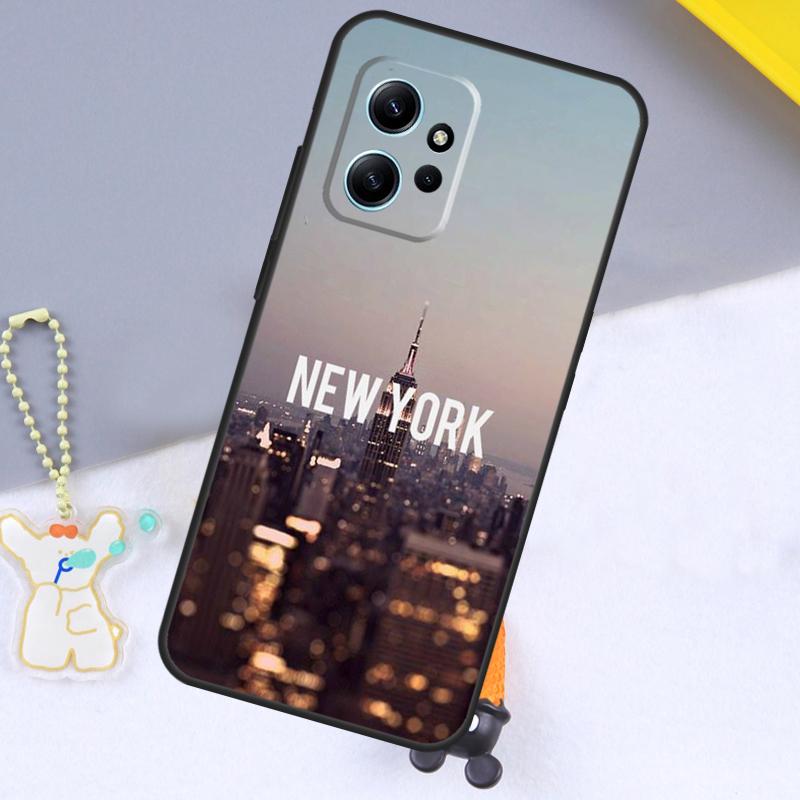 Чехол New York City для Xiaomi Redmi Note 12 9 10 11 Pro 12S 9S 10S 11S Чехол для Redmi 12 13C 12C 9C 10C