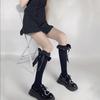Кружевной бант выше колена Sweet Girl Pure Desire Wind Xiaohongshu атласные кружевные высокие носки с бабочкой-лентой