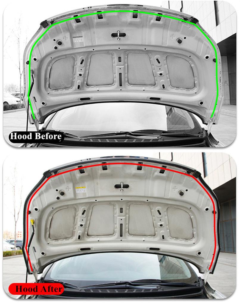 10M Thickening Auto Door Rubber Seal Strip Double Layer Sealing Adhesive 12×10mm