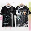 Аниме Футболки Sword Art Online Мужские Женские Футболка С Коротким Рукавом Футболка Больших Размеров Топы