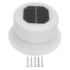 Solar Powered Vent Fan with Mounting Screws Ceiling Exhaust Ventilation Fan for RV Boat Trailer