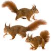 J508# Witty And Lovely Little Squirrel Animal Sticker On The Car Vinyl Decal Waterproof Decoration Car Stickers