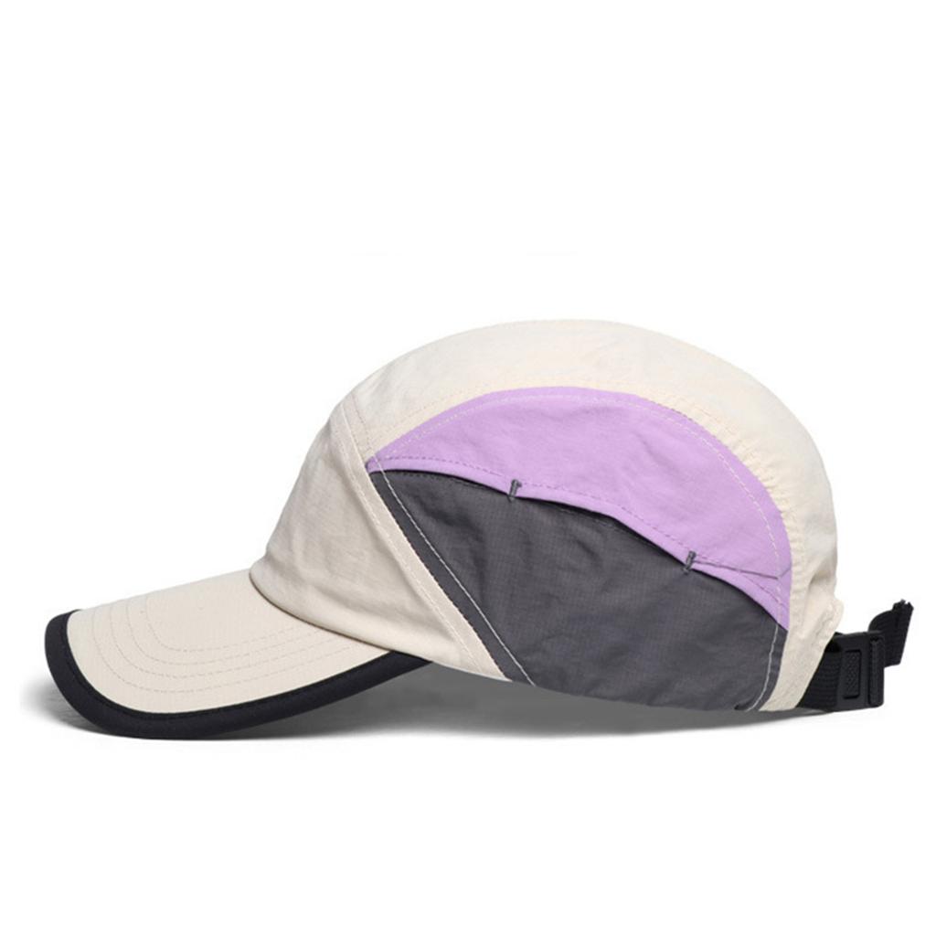 Унисекс Быстросохнущая Бейсболка, Кепка для Активного Отдыха и Туризма, Тонкая Дышащая Кепка с Цветовыми Блоками