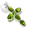 Peridot Gemstone 925 Sterling Silver Jewelry Pendant 2.48"
