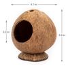 Coconut Hamster House - Easy To Care For And For Small Spaces Hideout Nest Pet Toy Unique Pets Terrarium-Friendly Pets