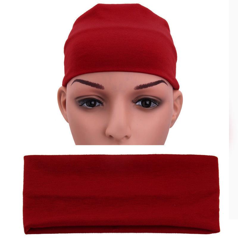 Good Soft Headband Turban Wide Casual Head Wrap Running Women 1pc Yoga Workout New Elastic Stretch Solid Color Hair Accessories Girl