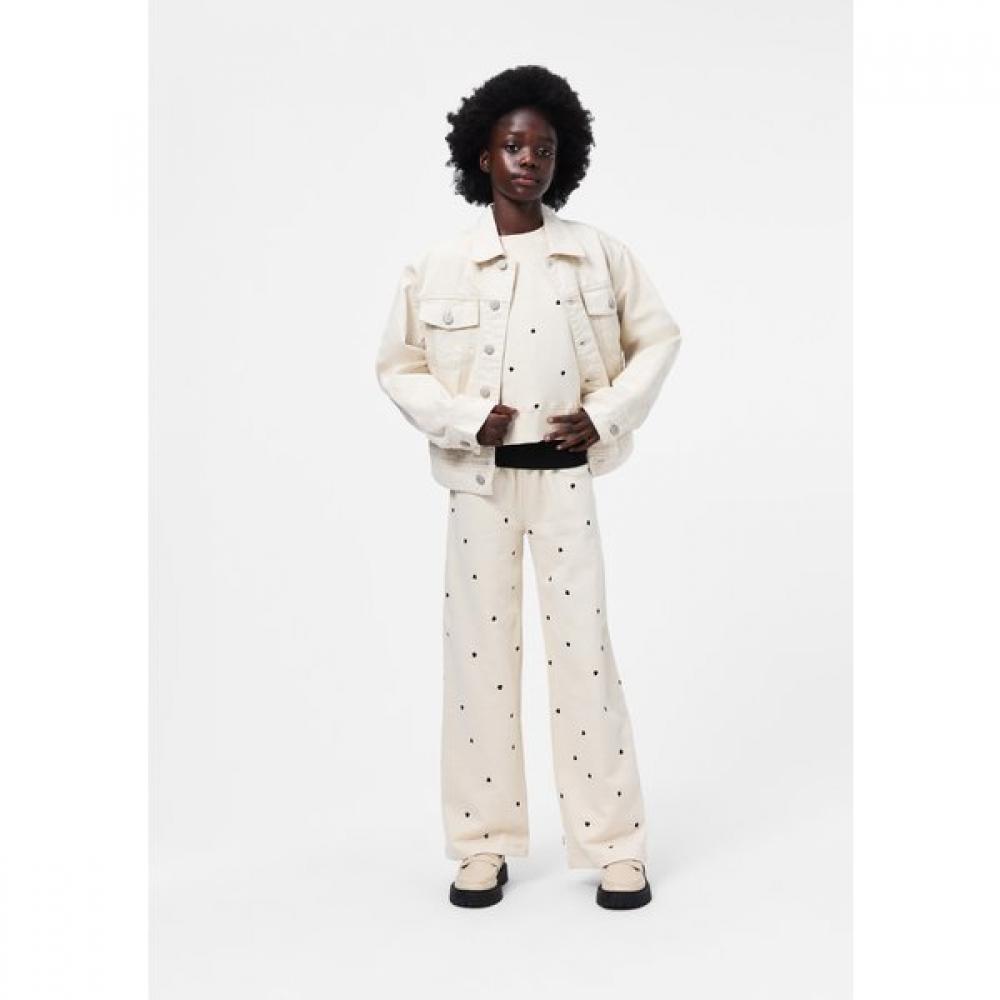 Molo [26ss] Black Heart Embroidered Sweatshirt 5 8 Years Akis9ts066