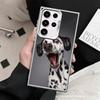 Dalmatian Cute Dog Soft Phone Case for Samsung Galaxy S24 S25 FE S26 Edge S23 Ultra S22 Plus S21 + Shockproof Cover Back Shell
