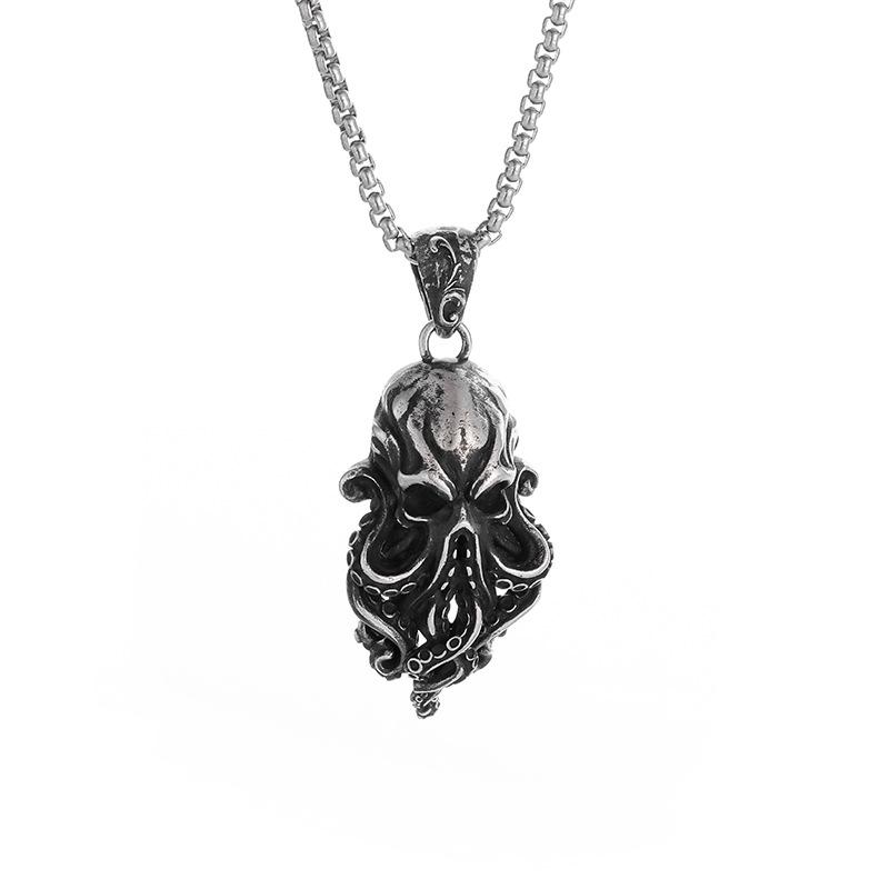 Octopus Pendant Style Retro Fashion Necklace Environmentally Friendly Jewelry
