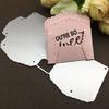 Конверт Почта Металлические штампы DIY Записки Тиснение бумажных карточек Ремесленный трафарет