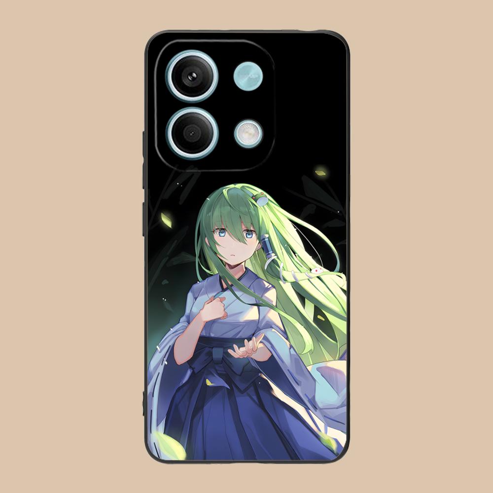 Touhou Kochiya Sanae Mobile Phone Case for Xiaomi 15 14 13 12 Mi 11 T Ultra Lite Pro S X 5G Colour Printing Cover Luxury