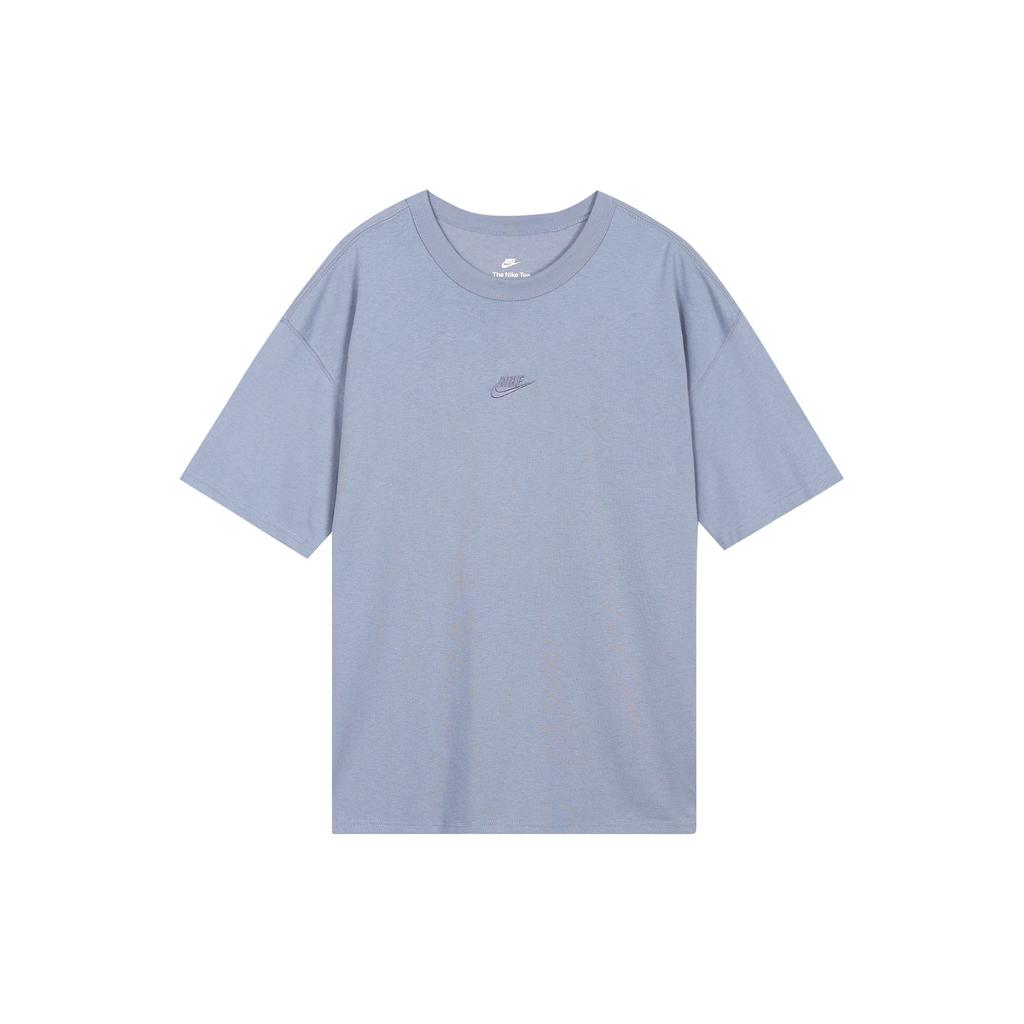 Nike Спортивная одежда Premium Essentials Свободная футболка с коротким рукавом Мужские топы Серо-сланцевый DO7393-493