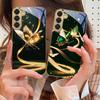 Извивающееся золотое сияние Для Samsung Galaxy S20 FE S21 S22 S23 Plus S24 Ultra 25Ultra S21+ S9+ S22Plus Золотой стеклянный чехол для телефона