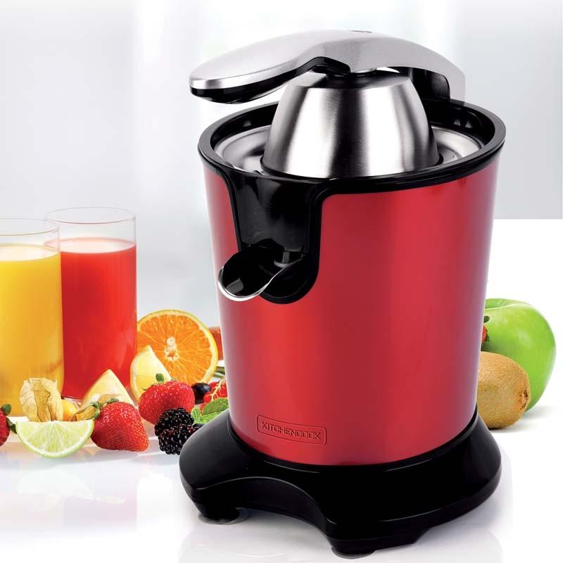 Stainless Steel Citrus Press Double Cones And Steel Filter Presspro Red Kitchencook
