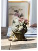 Handmade Antique-Style Chinese Zodiac Tiger Ornament for Home or Office Decor