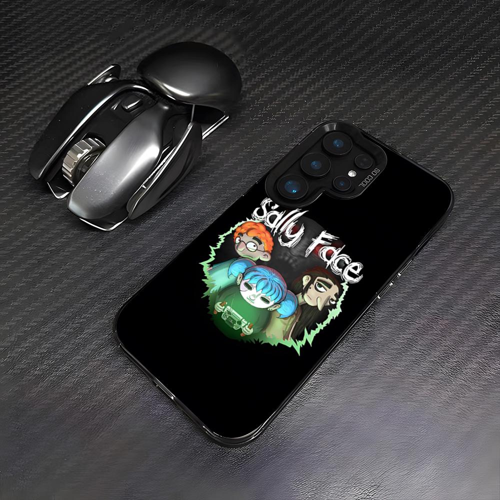 Чехол для телефона S-Sally Face Для IPhone 17 Pro Max 15 Pro 16 14 Plus 12 13 Mini 11 Pro Ударопрочный Цветной Чехол