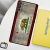 Чехол с флагом Калифорнии для Samsung Galaxy S23 FE S22 Ultra S20 S21 FE S8 S9 S10 Plus Note 10 20 Ultra Cover