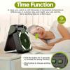 90° Folding Camping Fan with LED Light 5200mAh Portable Tent Fan Outdoor Solar Fan  Picnic Trip