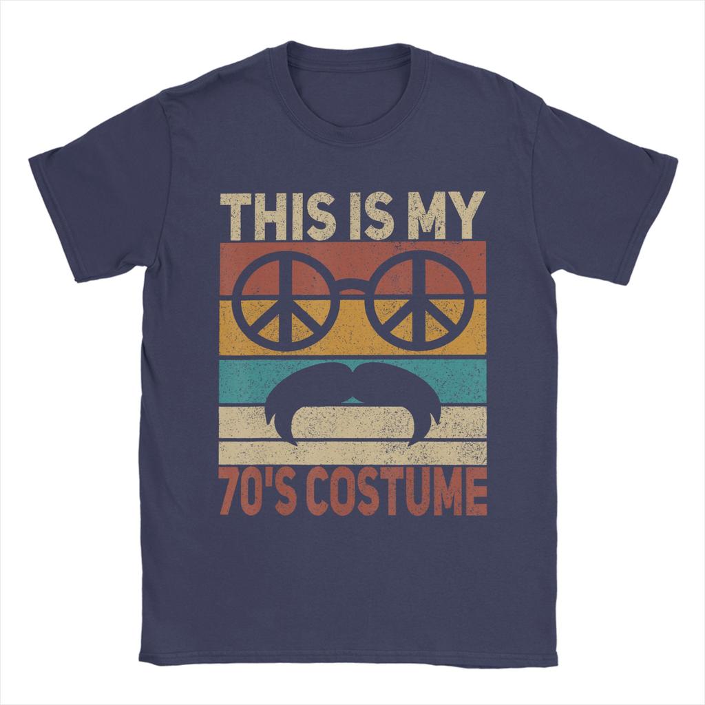 This is My 70s Costume 70 Styles Unisex 70's Disco 1970s T-Shirt Summer Fashion T Shirts Unisex Tees Short Sleeve Vintage Tshirt