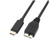 Позолоченный USB C Male на Micro USB-B Male Быстрая зарядка 5 Гбит/с Высокоскоростной адаптер-шнур USB-кабель для передачи данных, специфичный для HDD, OTG 0,5 м