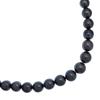 Necklace Black Cultured Pearl/Silver 66g Women Used