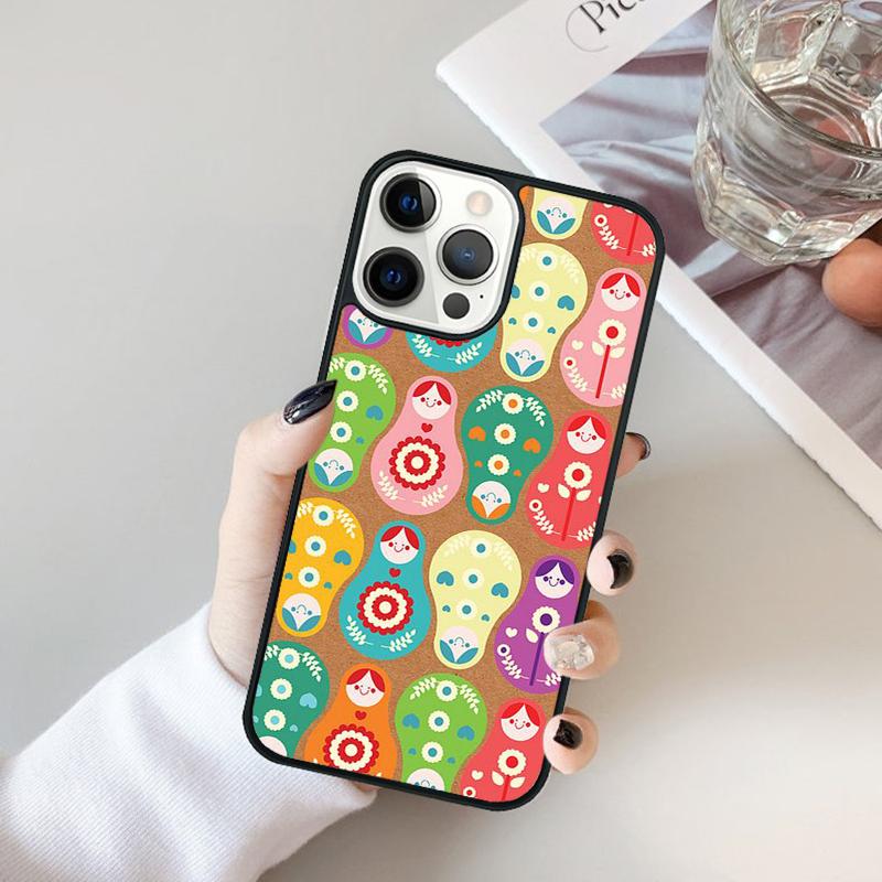 Russian Dolls Matryoshka Phone Case For iPhone 17 Air 16 15 14 Max Plus 11 12 13 Pro Max Phone Cover coque