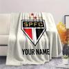 Custom Name SPFC Flannel Blanket, High quality Comfortable for All Seasons, Home Decor, Warmth and Comfort