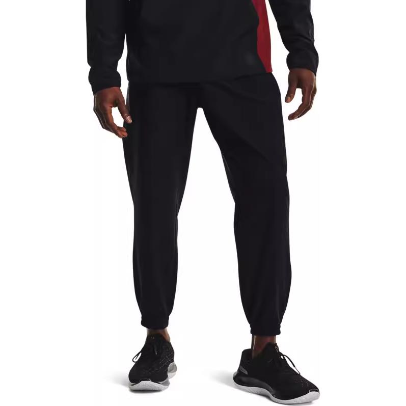 Under Armour Anywhere Casual Running Зауженные длинные трикотажные брюки мужские брюки черные 1366510-001