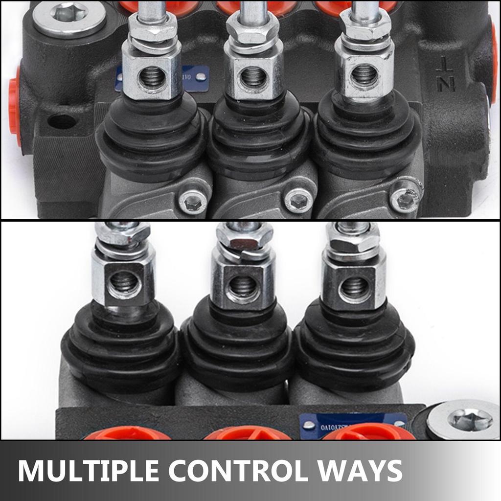 3 Spool hydraulic control valve,hydraulic valve unibody 3 spool valve ,Hydraulic Directional Control Valve 11gpm 40 L Double Acting Cylinder