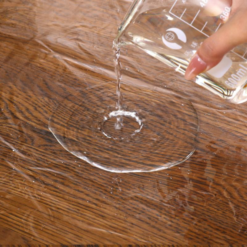 Круглая скатерть из ПВХ с кружевом, водостойкая, маслостойкая, для домашнего обеденного стола, журнального столика, противоскользящая, устойчивая к пятнам, моющаяся прозрачная скатерть