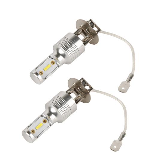 2шт H3 светодиодные фары желтого света высокой яркости 30W IP67 водонепроницаемый