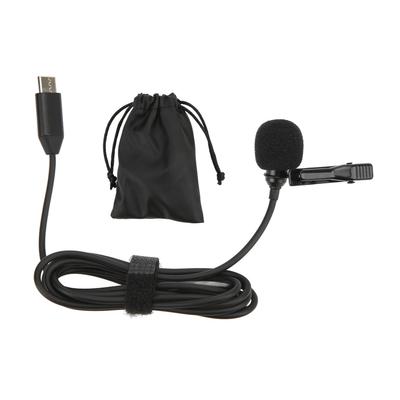 Петличный микрофон Type C со звуком Hi-Fi, шумоподавлением, клипсой, всенаправленный микрофон для Insta360 ONE X2
