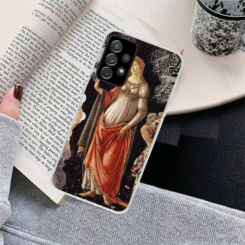 Чехол для телефона с художественной росписью «Рождение Венеры» для Samsung Galaxy S10 S21 S22 Plus Ultra A91 A51 A21S A12, прозрачный чехол для телефона