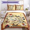 Looney Tunes Pattern Printed 3PCS Bedding Set, Soft Skin-Friendly Washable Duvet Cover & Pillowcases Set