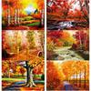 5D DIY Diamond Painting Snow Scene Diamond Embroidery Tree Scenery Cross Stitch Full Round Drill Home Decor Manual Gift