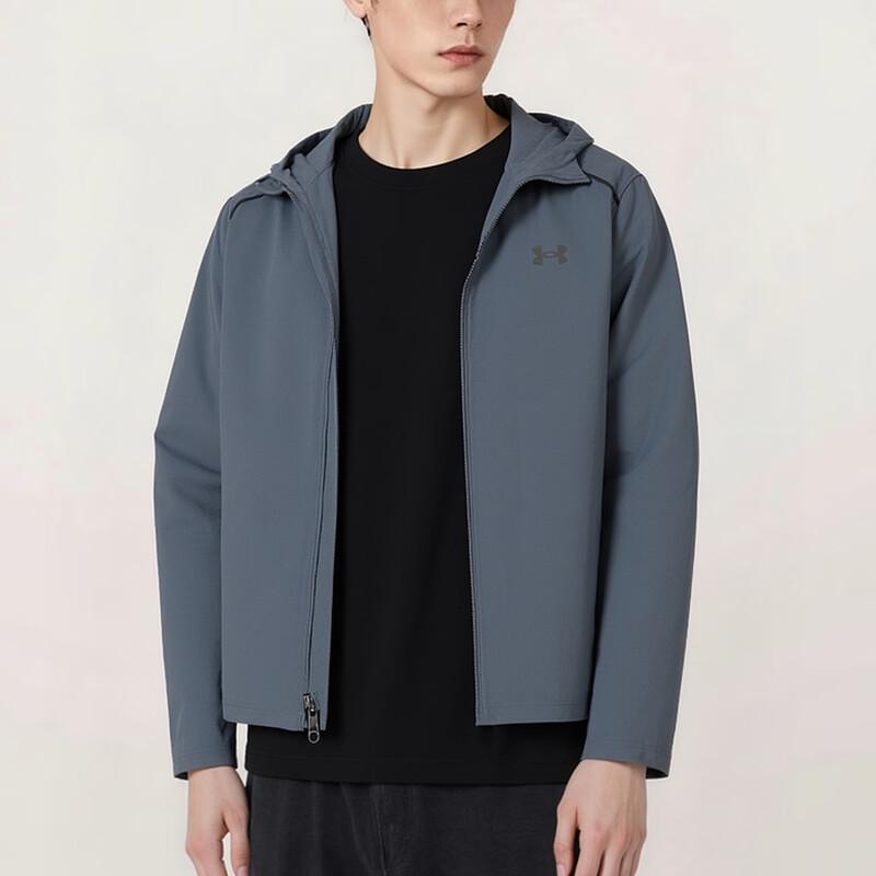 Under Armour Мужская тканая тренировочная куртка с воротником-стойкой