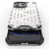 Rugged Honeycomb Case with Gel Frame for iPhone 13 Pro - Black